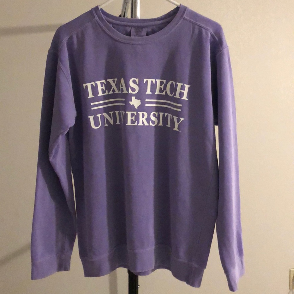 Texas tech university lavender crewneck